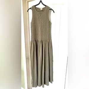 Blu Dahlia T-Shirt Tank Top Dress Size M Olive Green